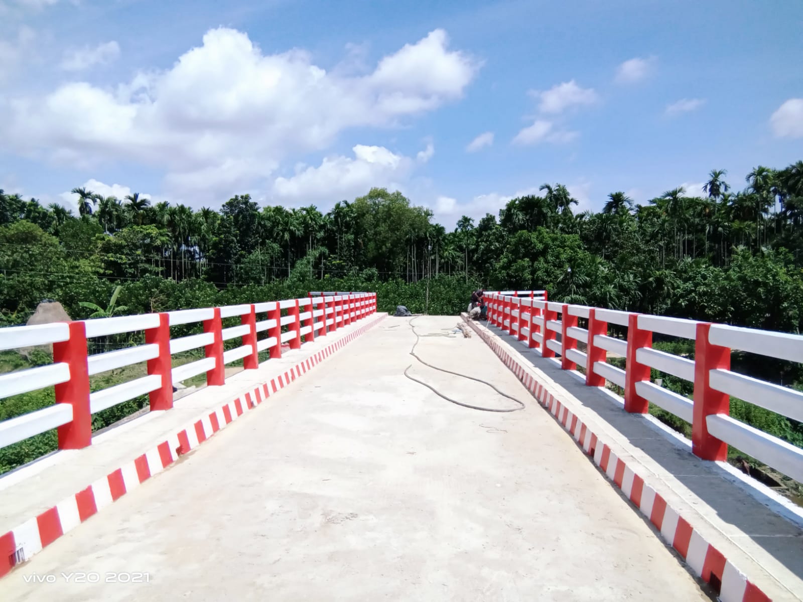 নির্মানাধীন 30 মি পিসি গার্ডার ব্রীজ