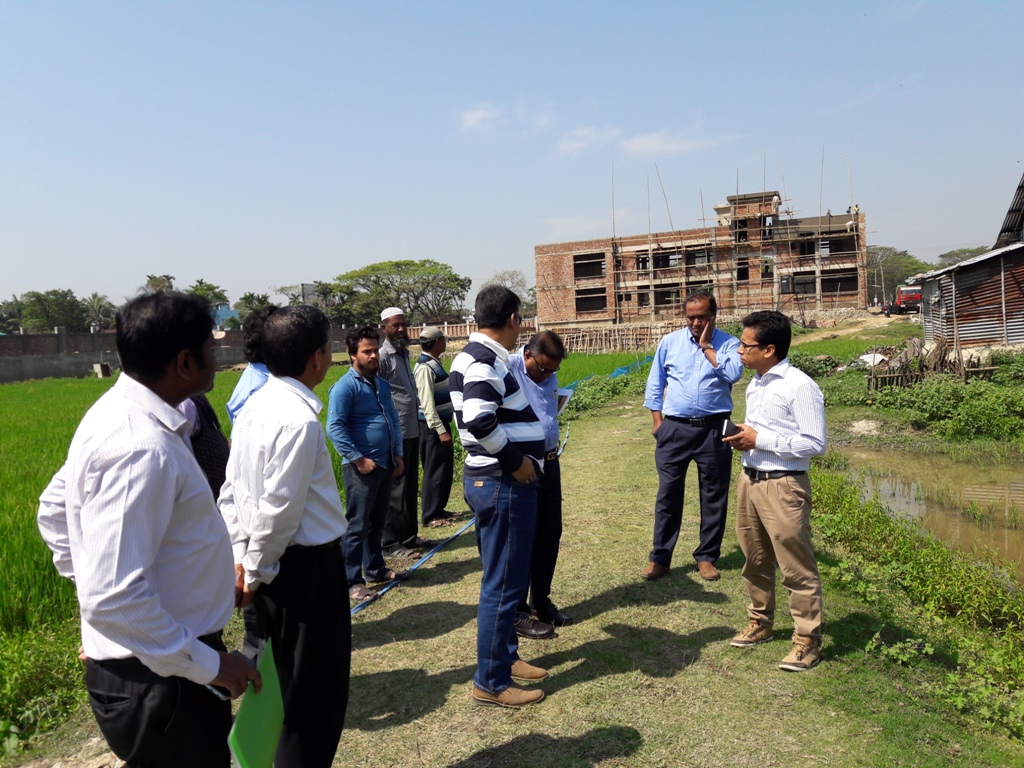 উন্নয়ন কর্মকান্ড পরিদর্শন