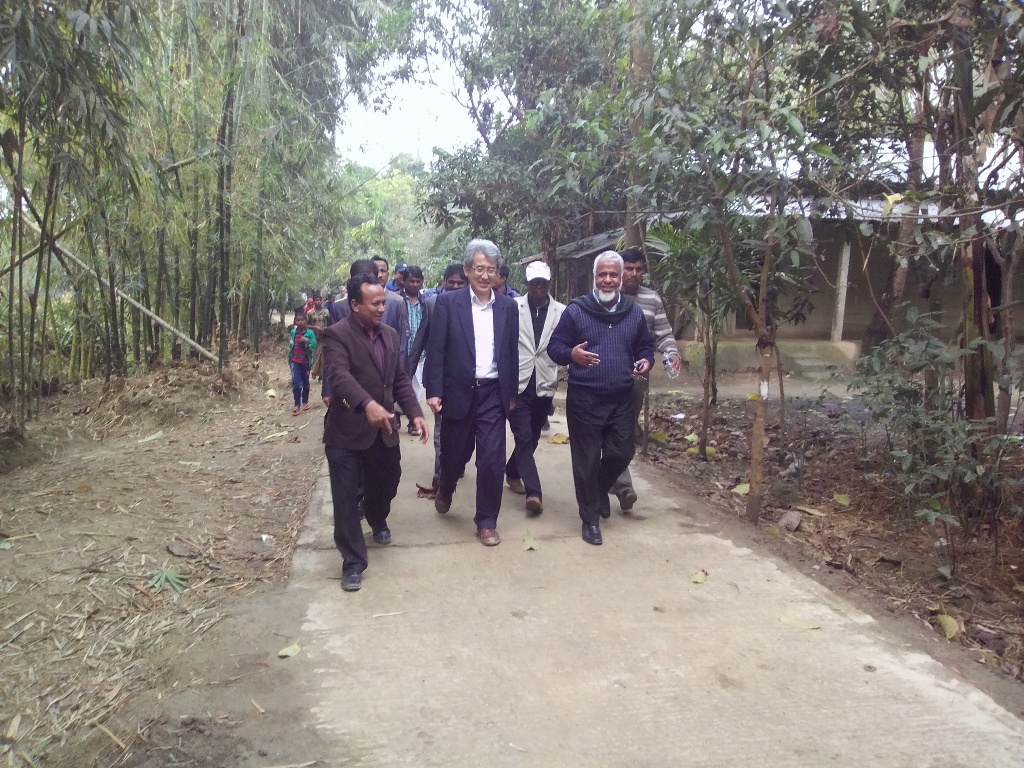 জাইকা মিশন টিম প্রধানের সুনামগঞ্জ সফর