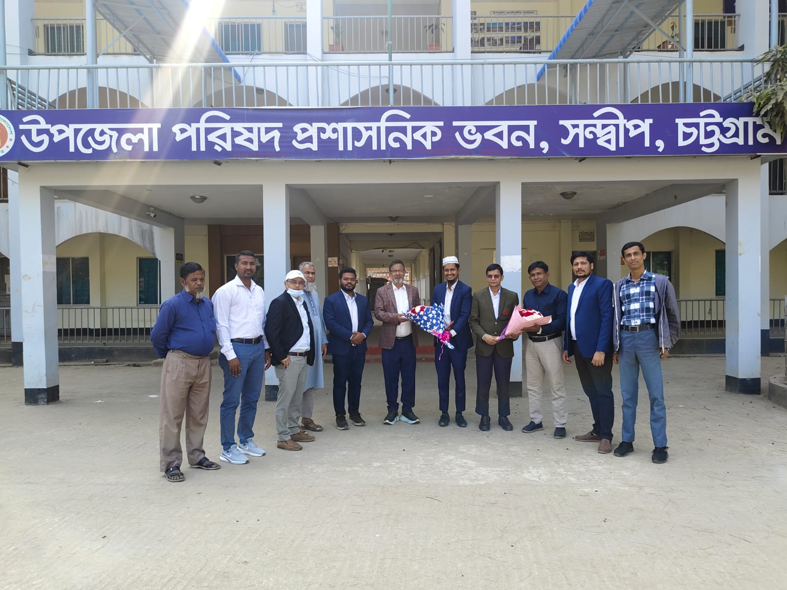 অতিরিক্ত প্রধান প্রকৌশলী (অতিরিক্ত দায়িত্বপ্রাপ্ত) মোঃ গোলাম আজম স্যারের সন্দ্বীপে সংক্ষিপ্ত সফর