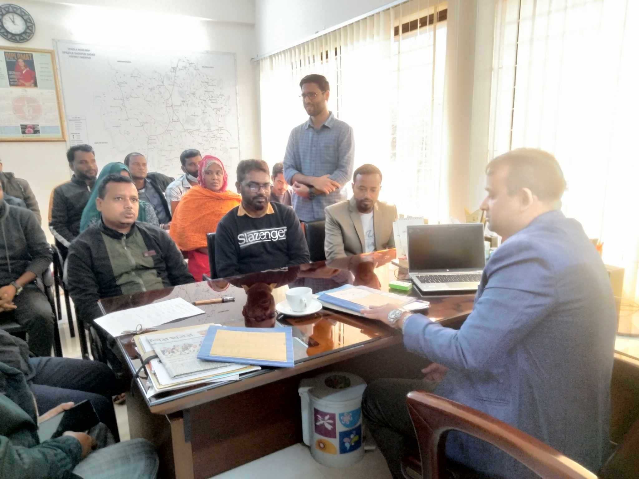 নতুন নিয়োগ প্রাপ্ত কর্মচারীদের সাথে পরিচয় পর্ব