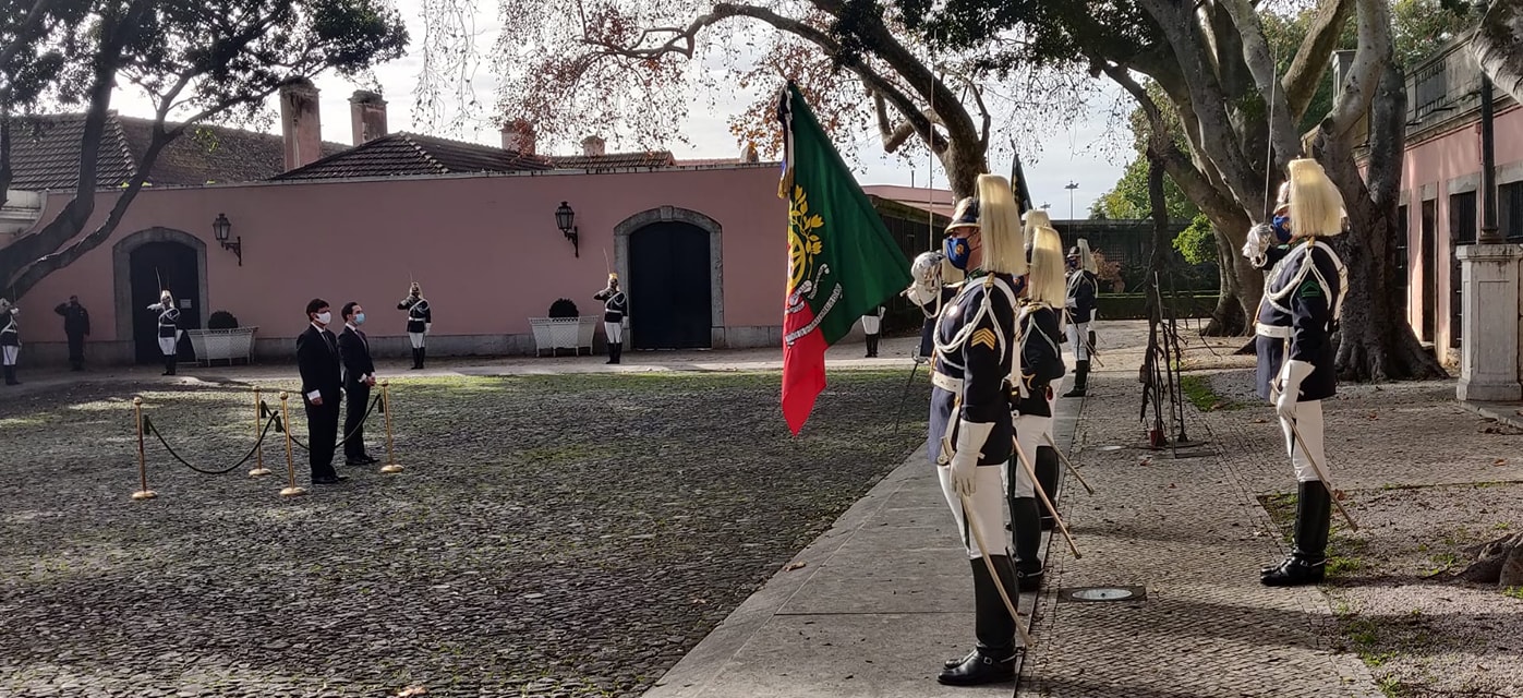 Bangladesh Ambassador Mr. Tarik Ahsan presents credentials to the President of Portugal