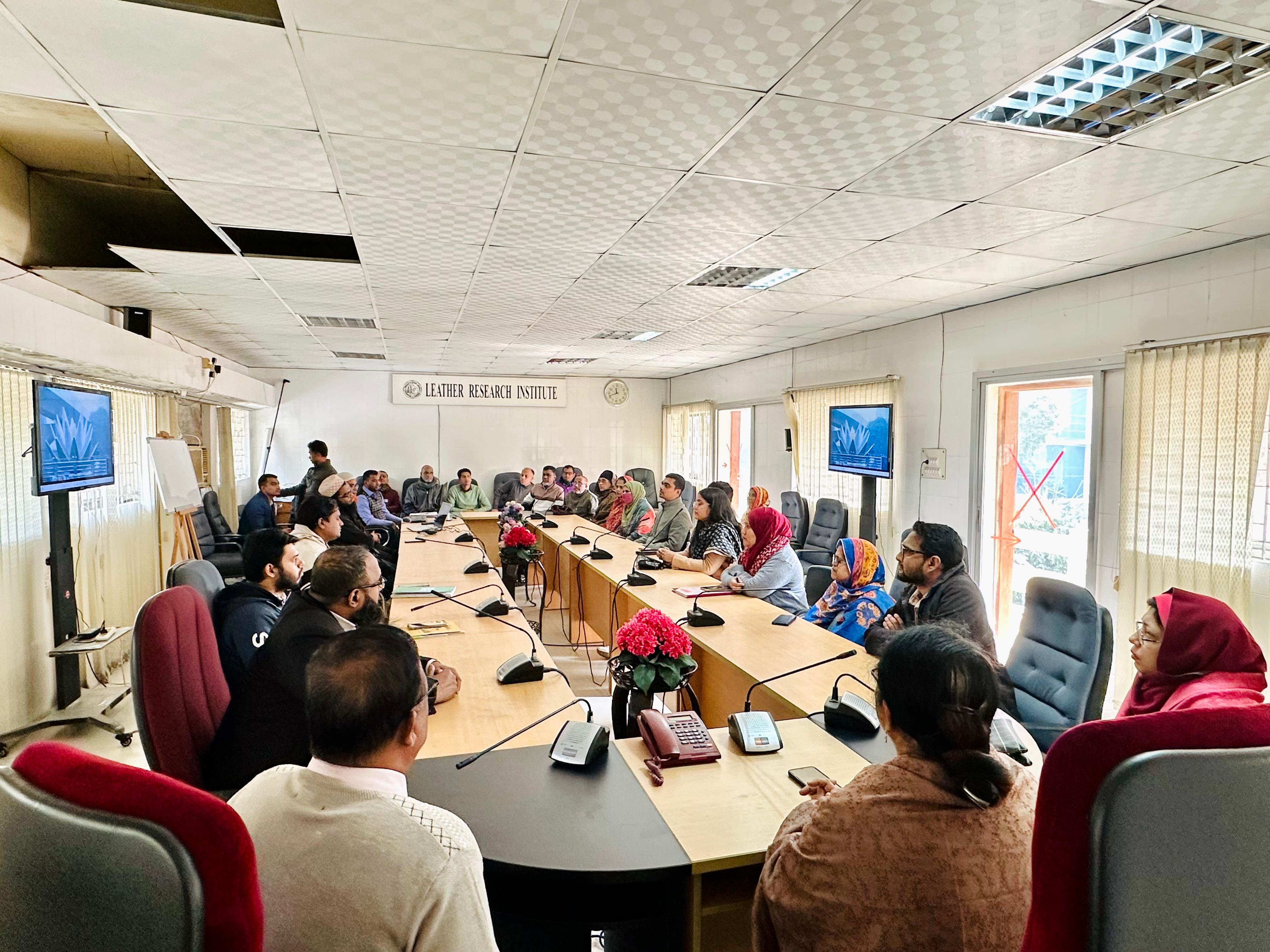 "গণভোট ২০২৬" বিষয়ক সভা, চামড়া গবেষনা ইনস্টিটিউট, বিসিএসআইআর, সাভার, ঢাকা