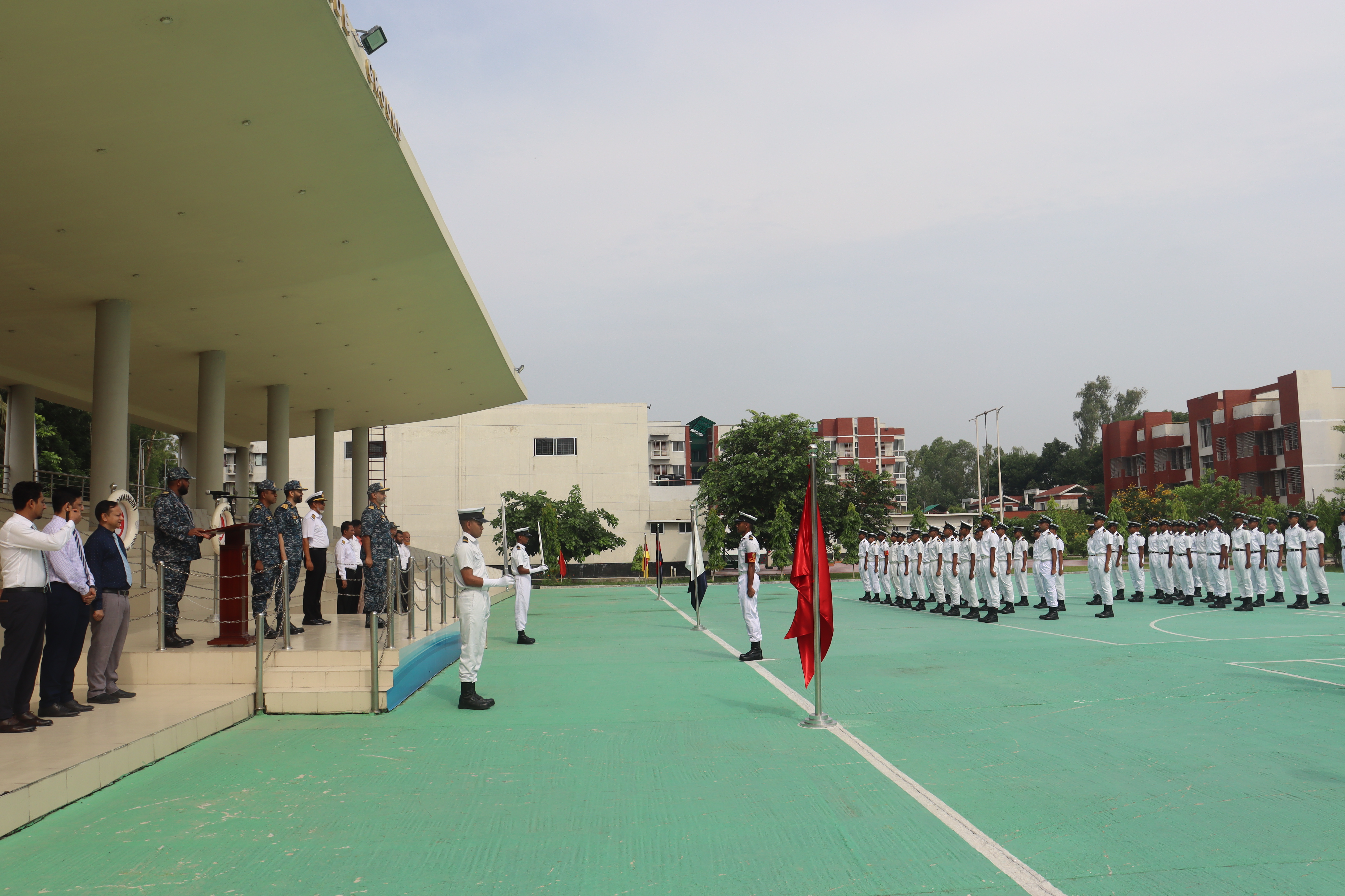 সম্মানিত রেজিস্ট্রার কমোডর মোহাম্মদ এহসানুল্লাহ খানের নেতৃত্বে বিএমইউ পরিদর্শন দলের বার্ষিক পরিদর্শন।