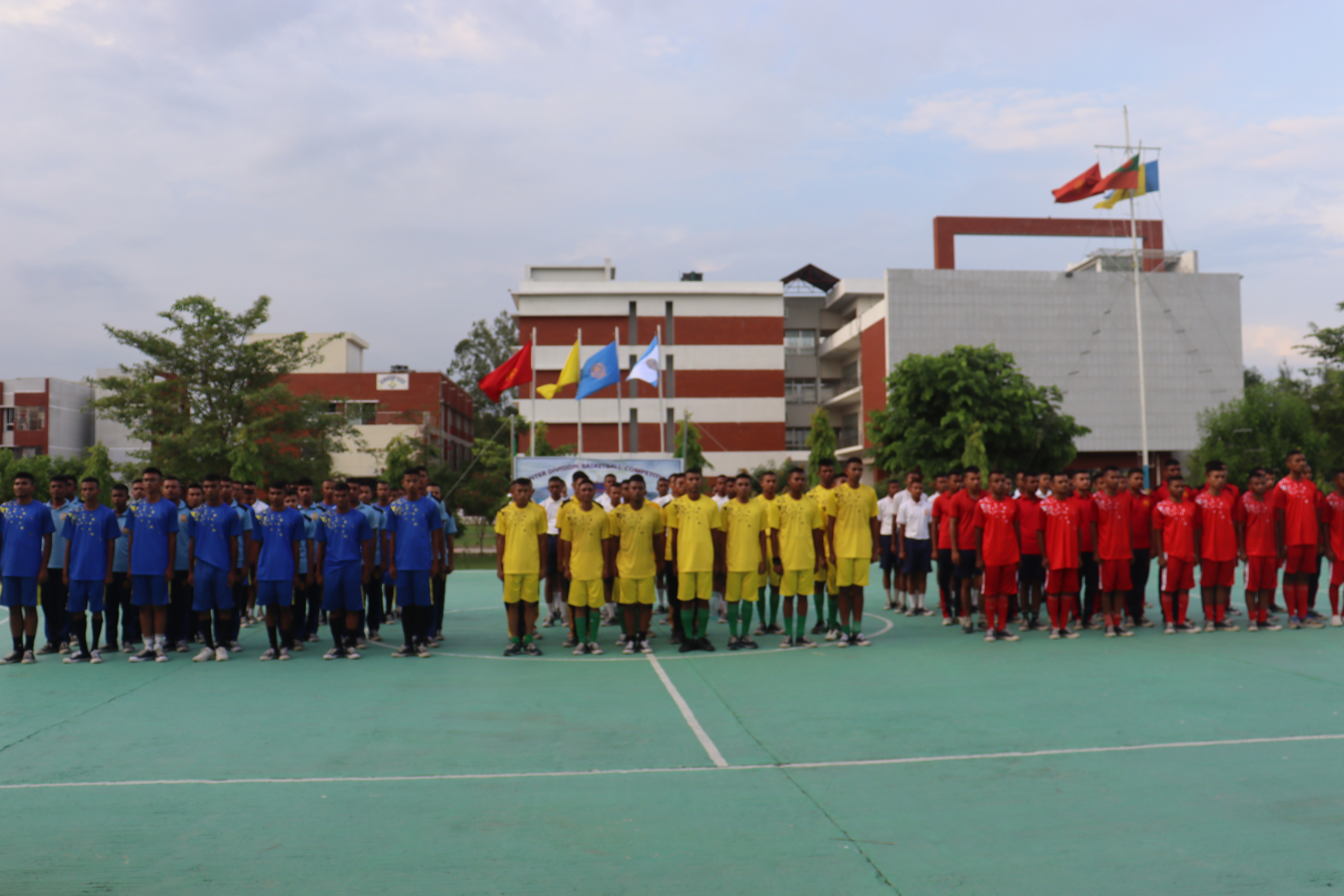 ইন্টার ডিভিশন বাসকেট বল প্রতিযোগিতা।