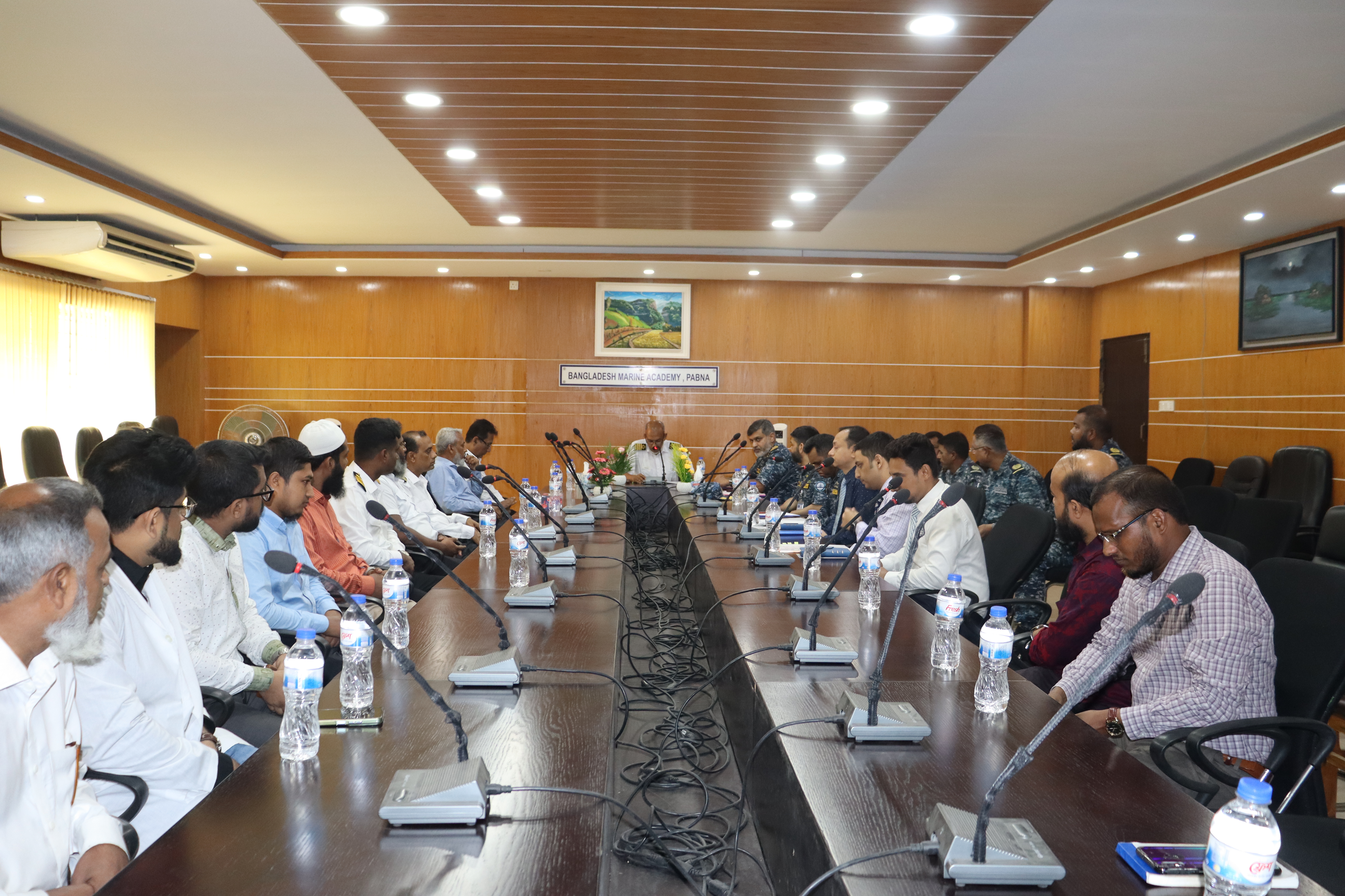 সম্মানিত রেজিস্ট্রার কমোডর মোহাম্মদ এহসানুল্লাহ খানের নেতৃত্বে বিএমইউ পরিদর্শন দলের বার্ষিক পরিদর্শন।