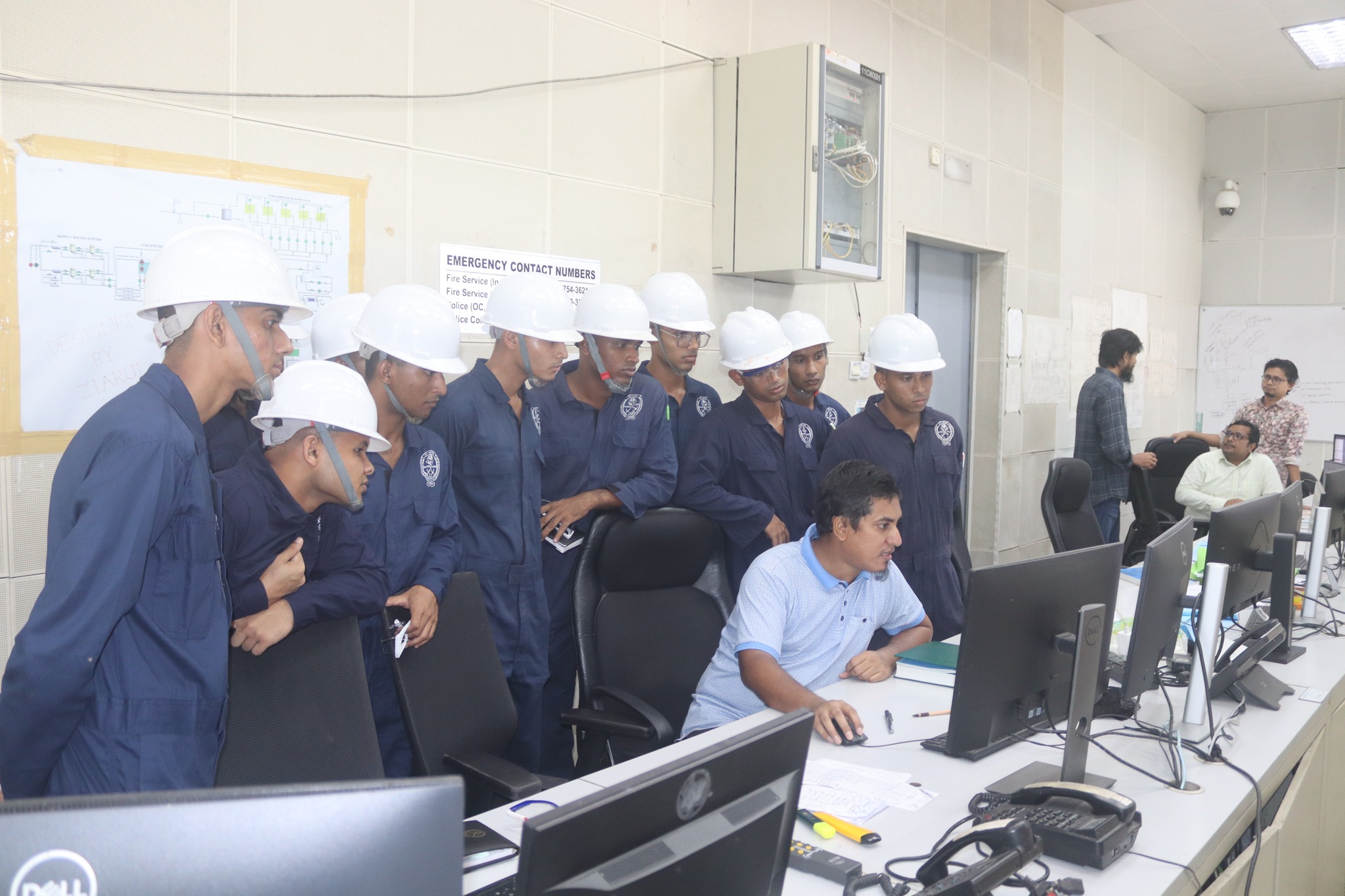 ৪র্থ ব্যাচের ইঞ্জিনিয়ারিং ক্যাডেটদের শিল্প পরিদর্শন