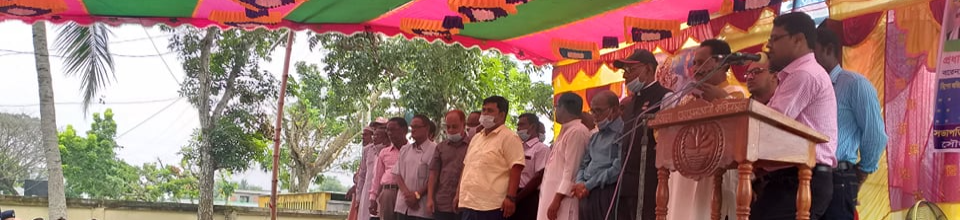 শহীদ স্মৃতি মঞ্চ উদ্ধোধন