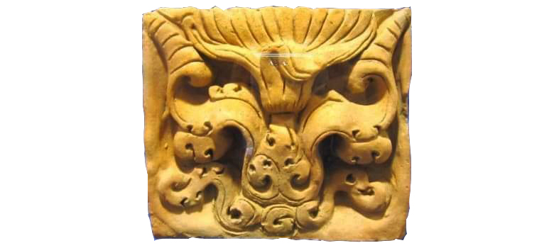 পোড়ামাটির ফলক (নীল পদ্ম)