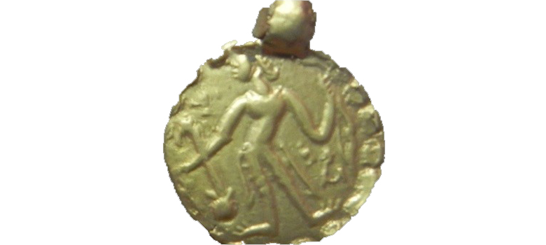 স্বর্ণ মুদ্রা (আনুমানিক সপ্তম - অষ্টম শতাব্দী)