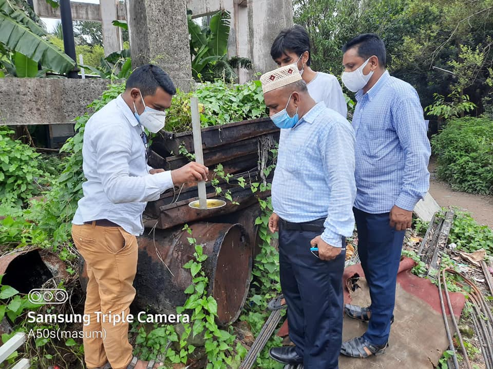 এডিস মশার লার্ভা/প্রজননস্থল সনাক্তকরন