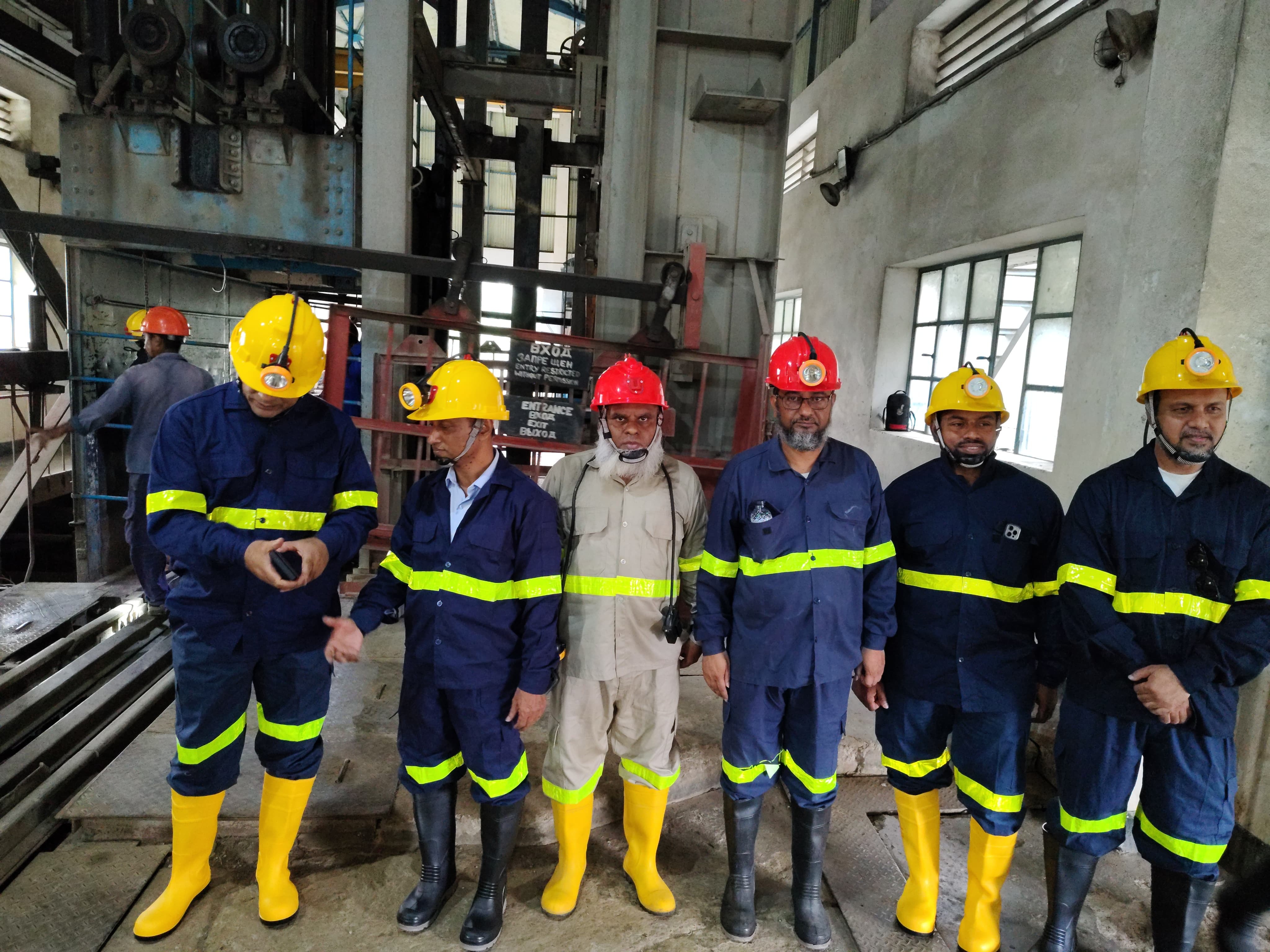 ভূগর্ভস্থ  স্থাপনাসমূহ পরিদর্শন