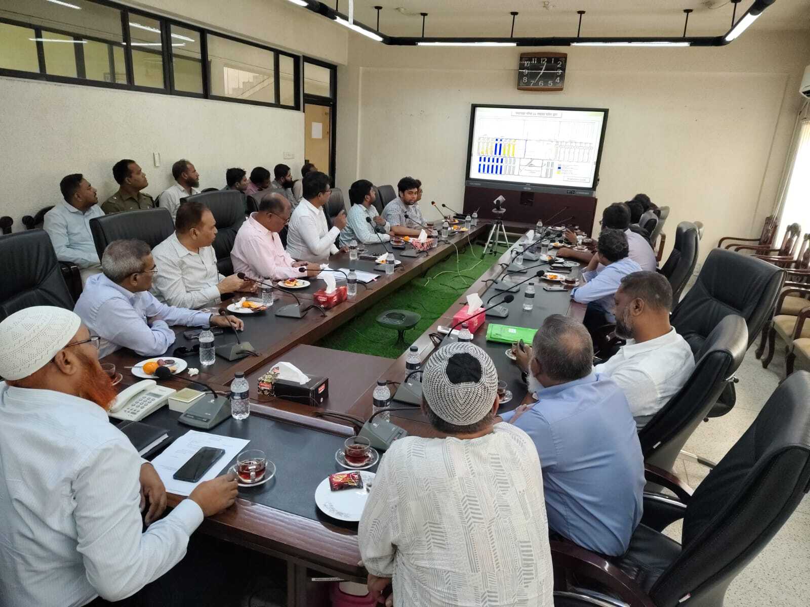 এমজিএমসিএল-এর ঊর্ধ্বতন কর্মকর্তাগণের সাথে মতবিনিময়