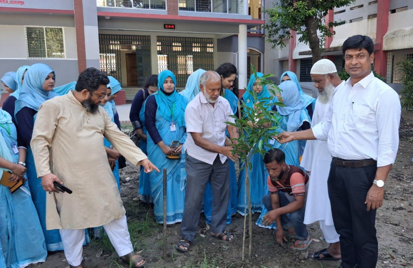 বাংলা বিভাগের উদ্যোগে বৃক্ষ রোপণ কর্মসূচি পালিত