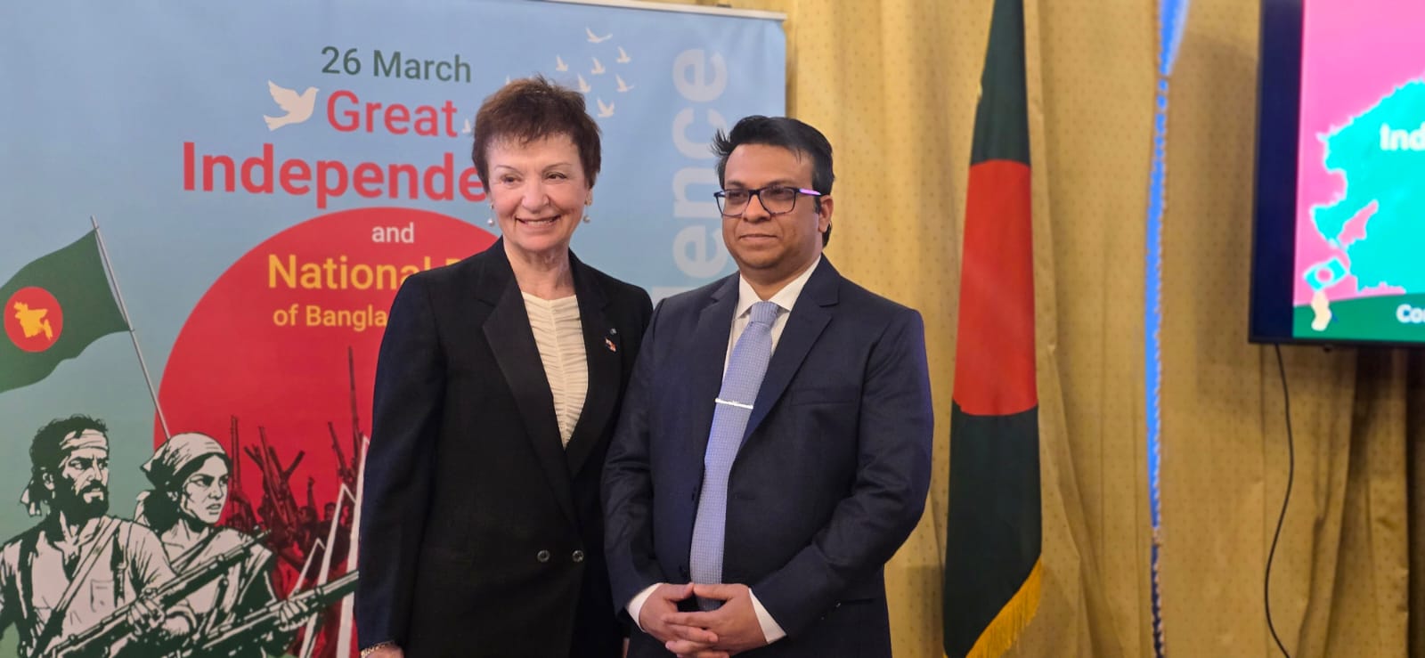 Bangladesh Consulate General in Milan hosted a reception in the historic Palazzo Isimbardi on 26 March 2026 to observe the 55th Anniversary of the Great Independence and National Day of Bangladesh.