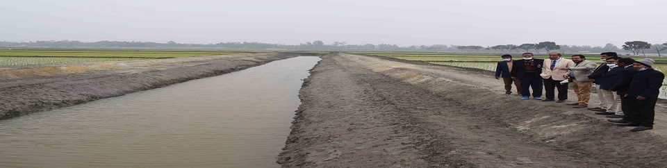 প্রকল্পের মাধ্যমে খাল পুনঃখনন