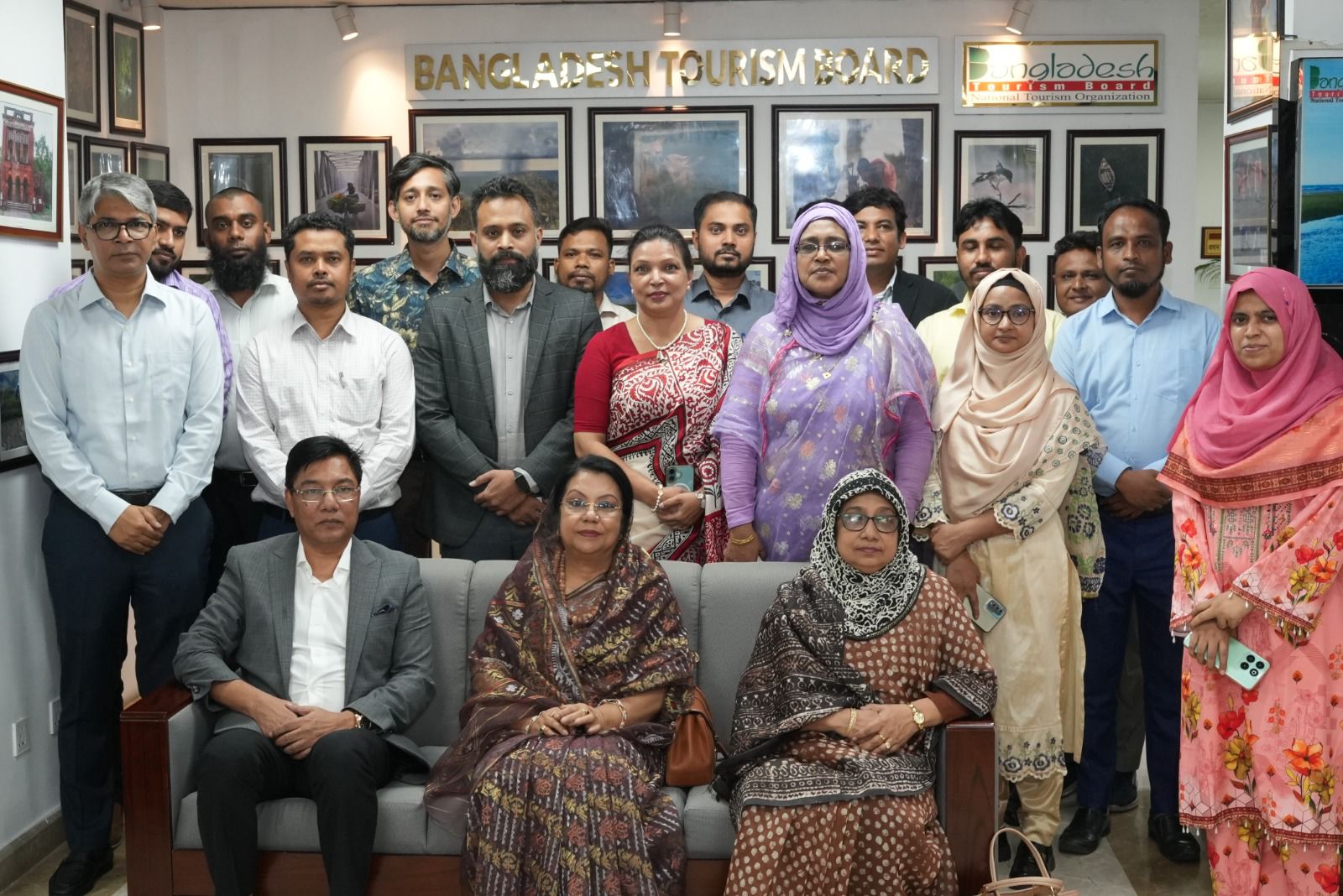 বাংলাদেশ পর্যটন করপোরেশন এবং বাংলাদেশ ট্যুরিজম বোর্ড-এর কর্মকর্তা-কর্মচারীদের সঙ্গে মতবিনিময় সভা