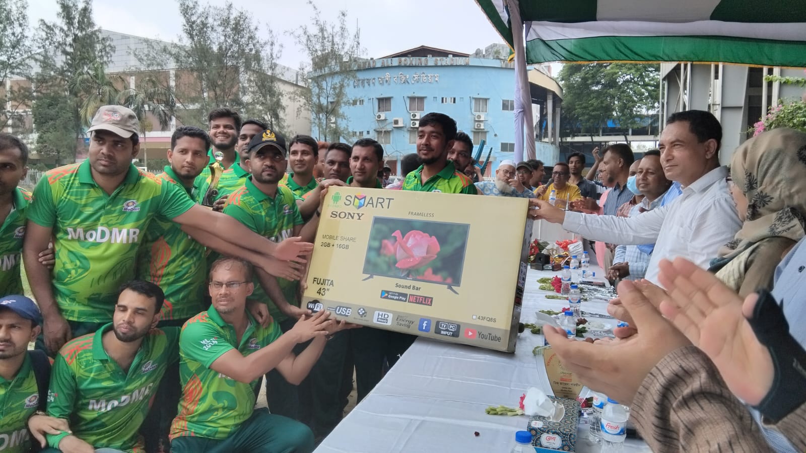 Inter- Ministerial Cricket competition 2024 Runner up MoDMR team