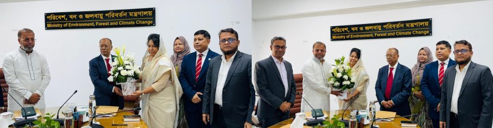 মাননীয় মন্ত্রী মহোদয় ও মাননীয় প্রতিমন্ত্রী মহোদয়ের সাথে মন্ত্রণালয়ের কর্মকর্তাবৃন্দের পরিচিতি সভা।