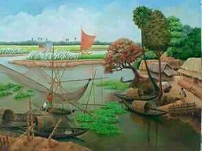 ছোট গাঁও খানি ছোট নদি চলে তারি একপাশ দিয়া । কালোজল তার মাঝি আছে কেবা কাকোর চক্ষু নিয়া। 