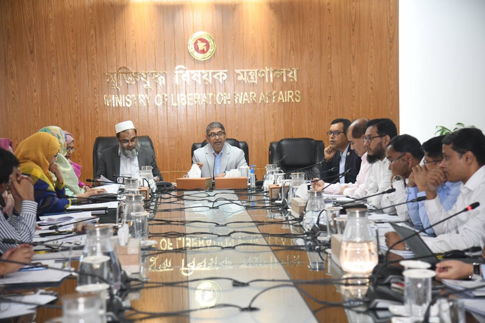 নির্বাচনী ইশতেহার অনুযায়ী ১ বছর ও ৫ বছর মেয়াদি কর্মপরিকল্পনা বাস্তবায়নের অগ্রগতি পর্যালোচনা সভা অনুষ্ঠিত