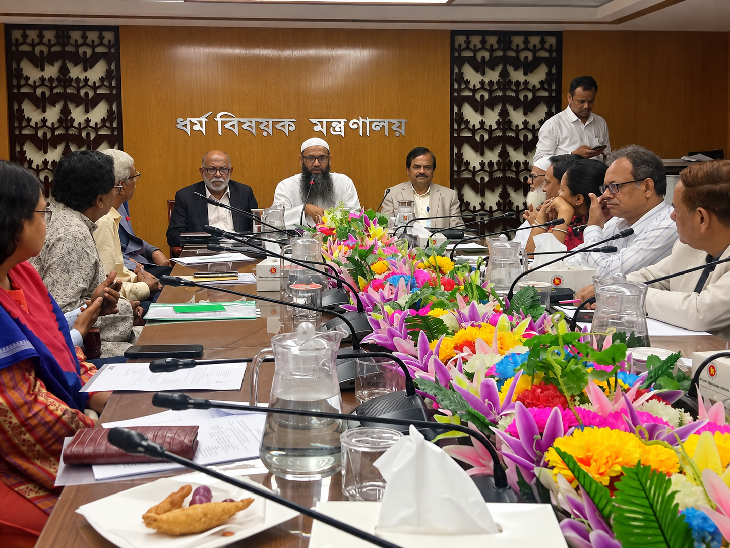 আসন্ন শারদীয় দুর্গাপূজা-২০২৬ উদযাপন উপলক্ষে পূজা মণ্ডপসমূহের নিরাপত্তা, আইনশৃঙ্খলা নিয়ন্ত্রণ ও প্রাসঙ্গিক বিষয়ে আন্তঃমন্ত্রণালয় প্রস্তুতিমূলক সভা