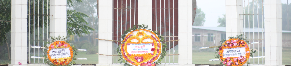 মৌলভীবাজার সরকারি পলিটেকনিক ইনস্টিটিউট শহীদ মিনার।