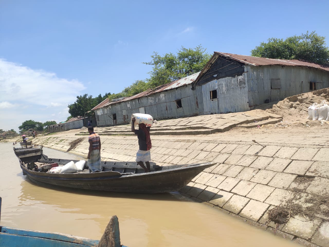 Name of work:- Chainage along the right of Kalni river under Itna upazila of Kishoreganj district from km 85.500 to km 86.700 = 1.200 km to Janataganj (Amir Ganj).