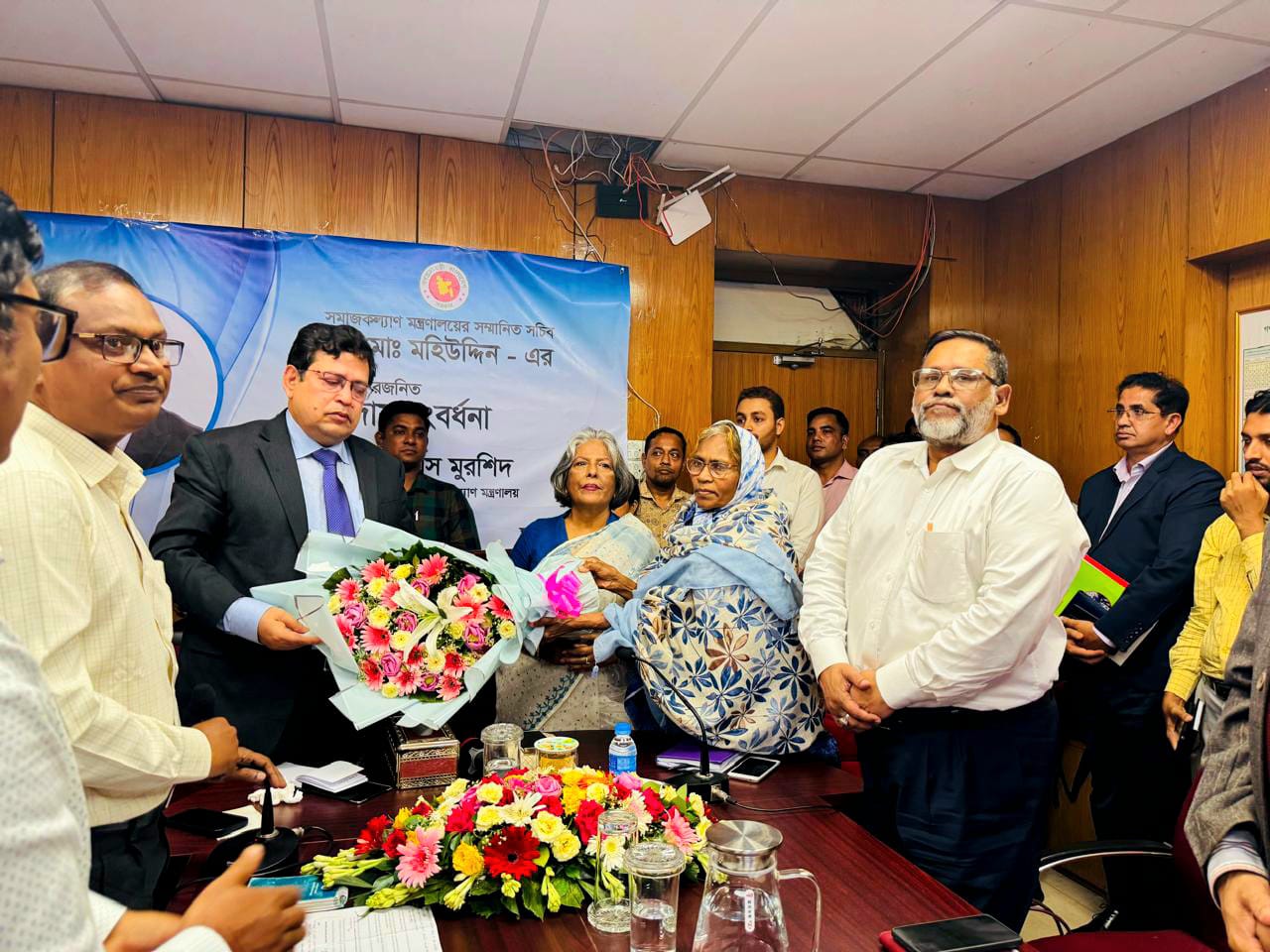 সমাজকল্যাণ মন্ত্রণালয়ের সম্মানিত সচিব ড. মোঃ মহিউদ্দিন এর অবসরজনিত বিদায় সংবর্ধনা