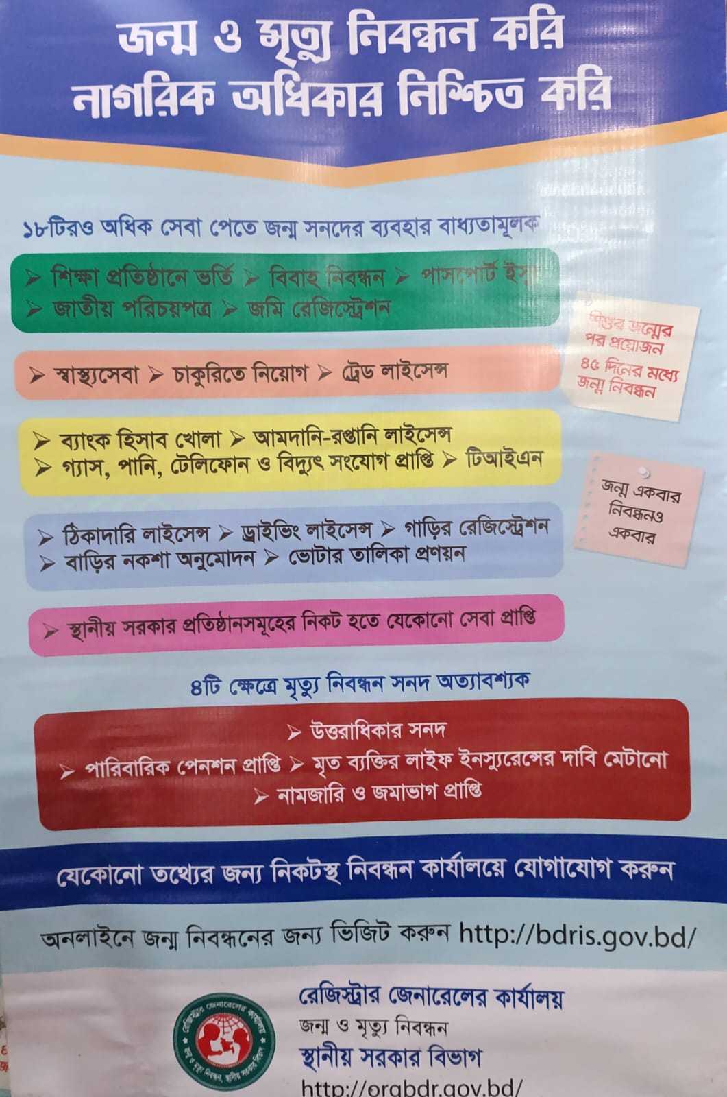 জাতীয় জন্ম ও মৃত্যু নিবন্ধন দিবস ২০২৪ উদযাপন উপলক্ষে বক্তব্যে রাখছেন জনাব মোঃ মেহেদী হাসান, সহকারী কমিশনার (ভূমি) ও “প্রশাসক “ বোরহানউদ্দিন পৌরসভা, ভোলা।