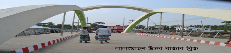 লালমোহন উত্তর বাজার ব্রীজ।