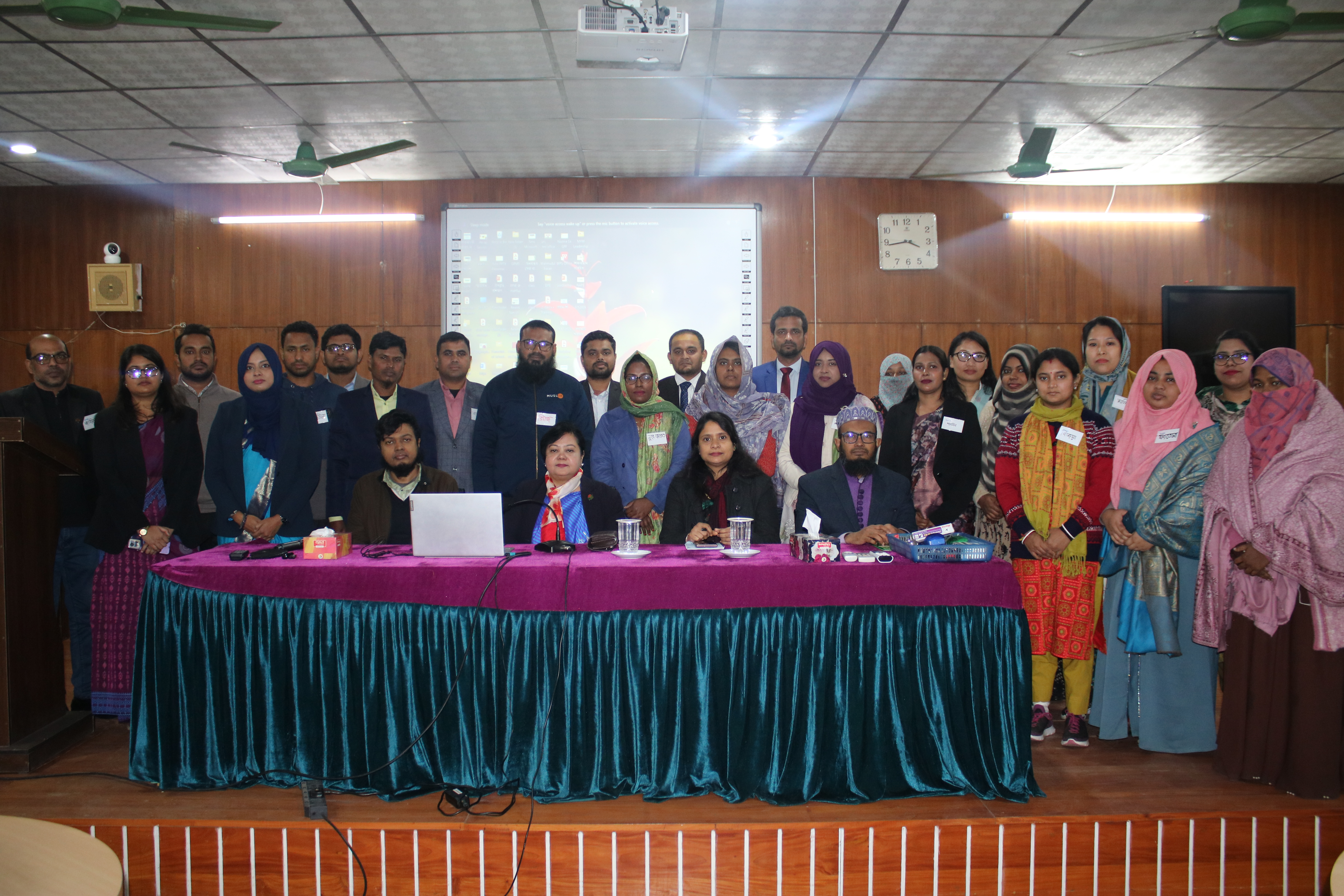 Academic and Office Management এবং Training Reflection on BTPT and Sharing Best Practices শীর্ষক প্রশিক্ষণ কোর্স