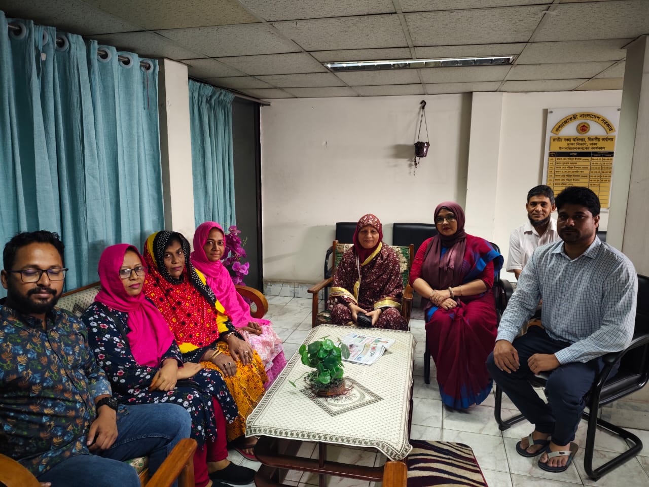 জাতীয় সঞ্চয় বিভাগীয় কার্যালয়, ঢাকা অফিস পরিদর্শন