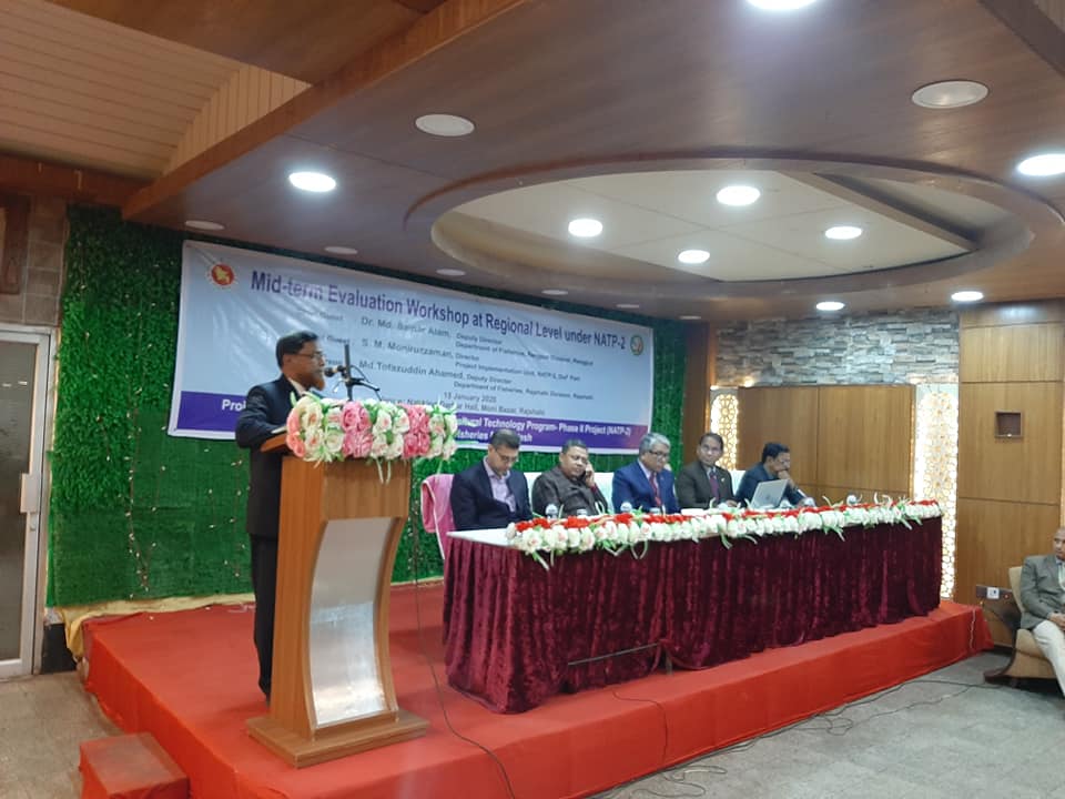 Mid-term evaluation workshop at regional level of Rajshahi and Rangpur division’Jan2020