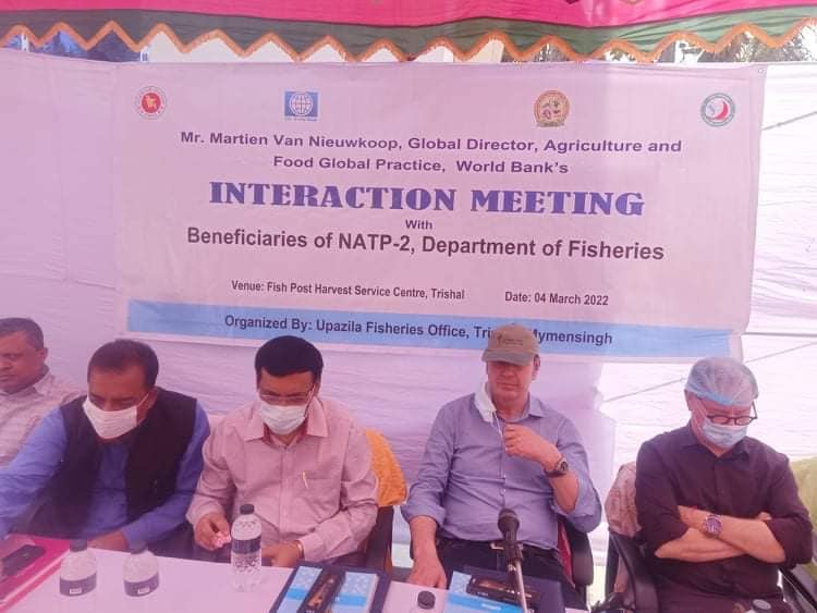 Mr. Martein Van Niewkoop, Global Director,WB, Visit PHSC, Trishal, Mymensingh