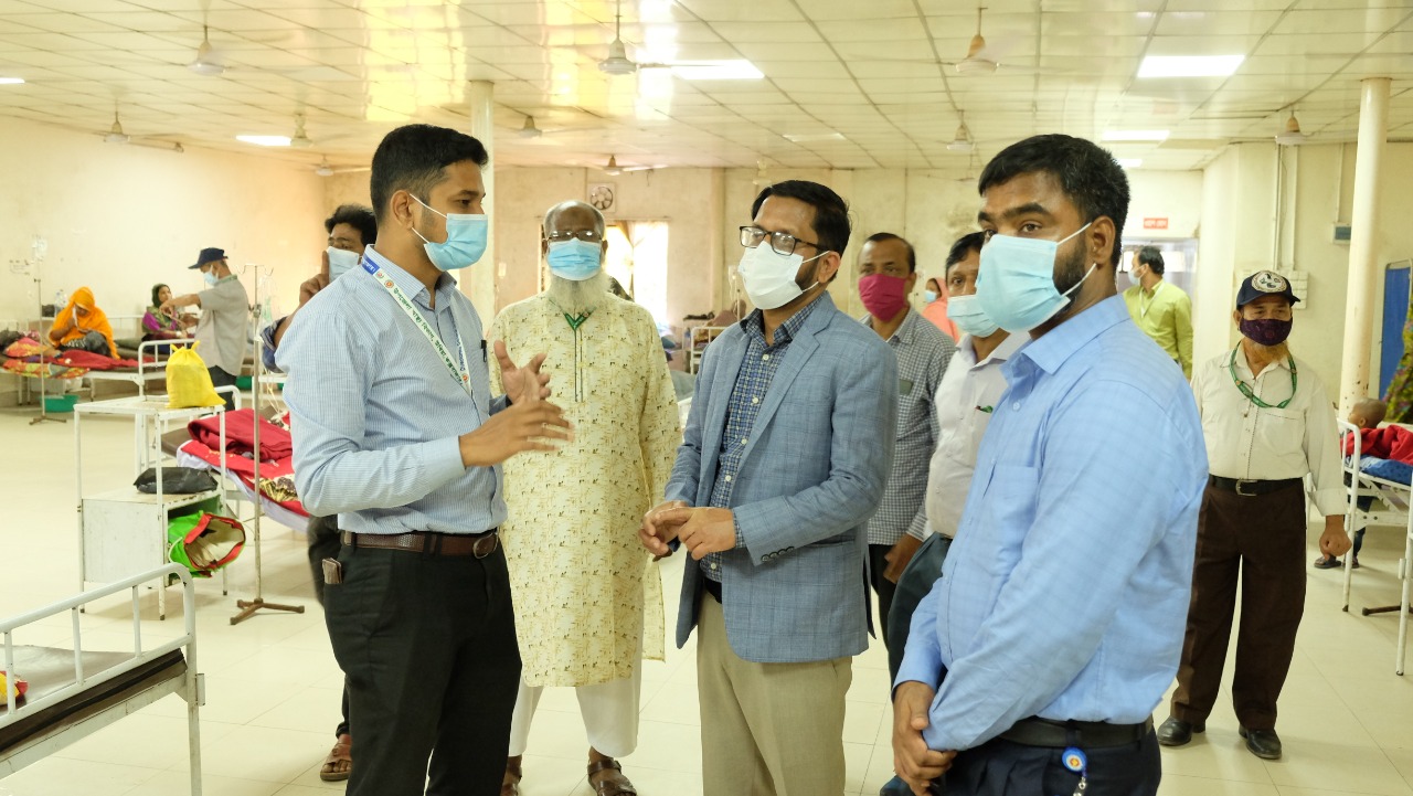 নিমিউ অ্যান্ড টিসি কর্তৃক আয়োজিত সঞ্জীবনী প্রশিক্ষণ-২০২১ এর পরিদর্শণ কার্যক্রমের একাংশ (উখিয়া উপজেলা স্বাস্থ্য কমপ্লেক্স, কক্সবাজার)।