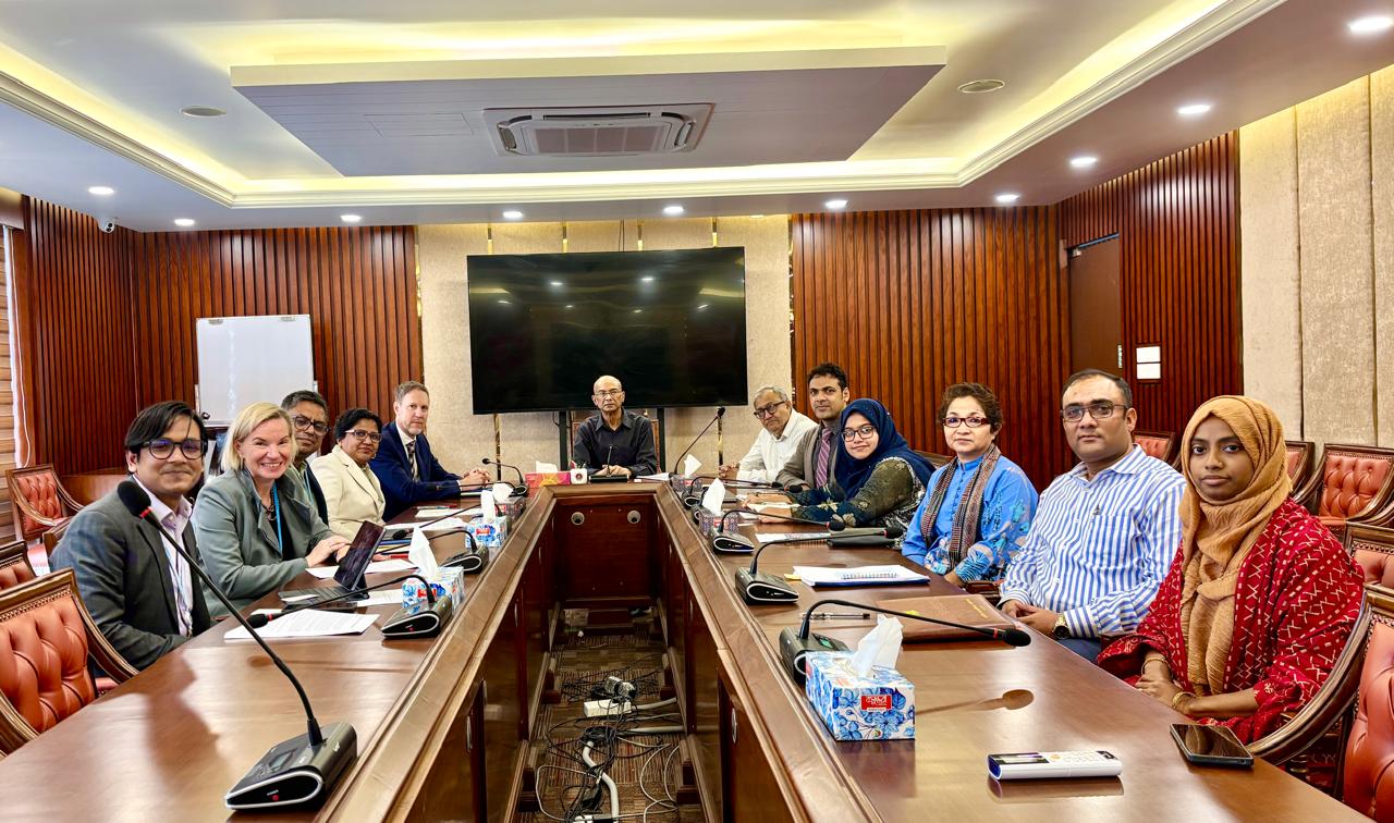 জাতীয় মানবাধিকার কমিশনের চেয়ারপার্সন ও কমিশনারদের সাথে ইউএনডিপি প্রতিনিধিদলের সাক্ষাৎ