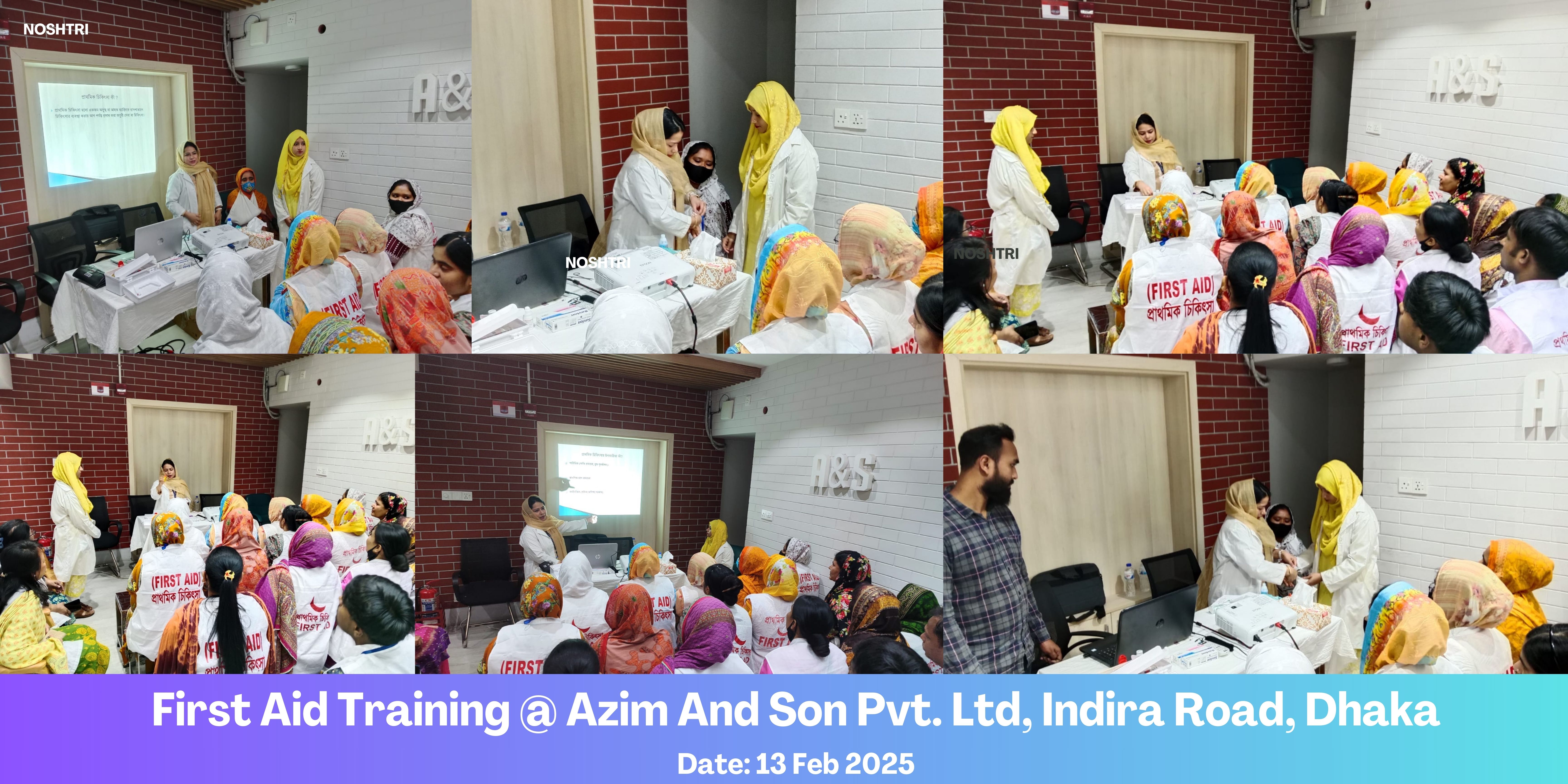 First Aid, Azim and Sons, Dhaka