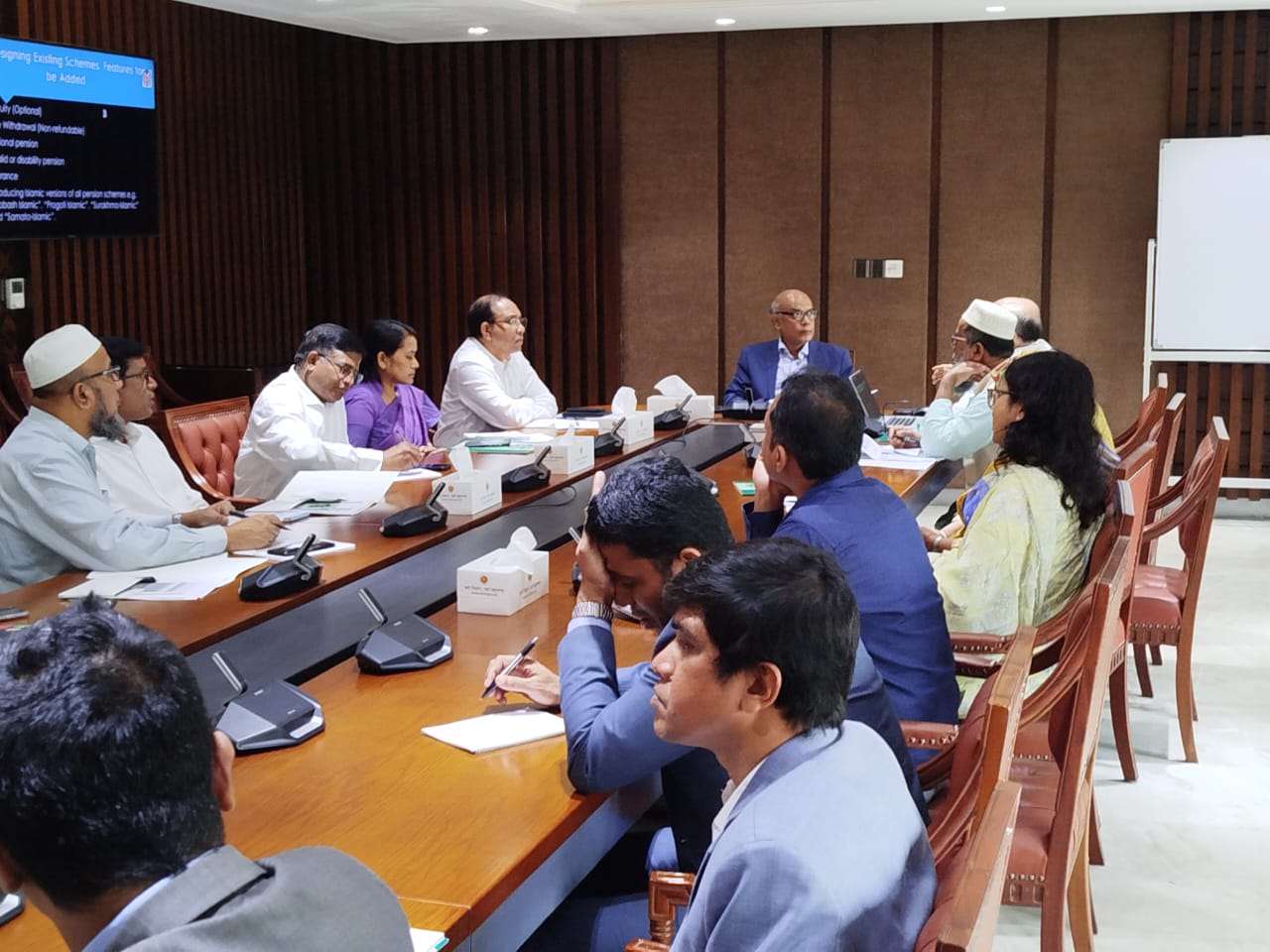 অর্থসচিব মহোদয়ের সভাপতিত্বে জাতীয় পেনশন কর্তৃপক্ষের চলমান কার্যক্রম সংক্রান্ত বিশেষ সমন্বয় সভা