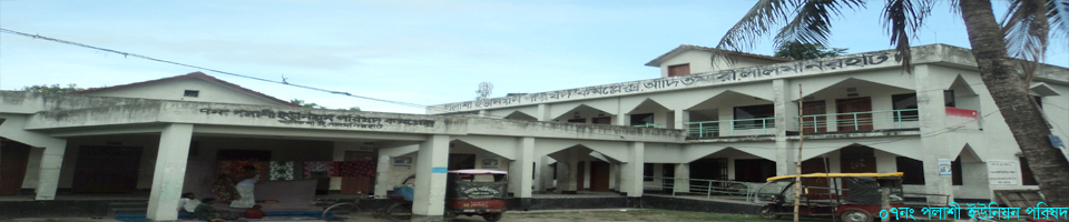 ০৭নং পলাশী ইউনিয়ন পরিষদ কম্লেক্স এর নতুন ভবনের ছবি।