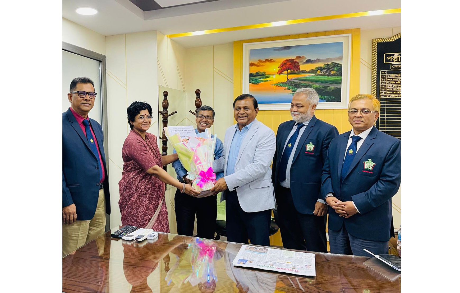 পল্লী সঞ্চয় ব্যাংকের নবনিযুক্ত চেয়ারম্যান আব্দুল খালেক মহোদয়কে শুভেচ্ছা জ্ঞাপন (২৬-০৮-২০২৫)