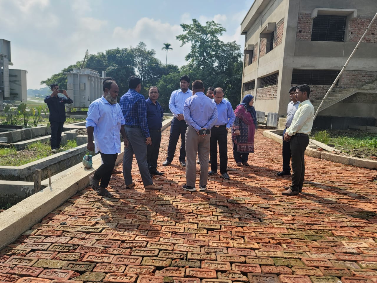 সদস্য (বিতরণ) মহোদয়ের জগন্নাথপুর ৩৩/১১ কেভি উপকেন্দ্রসমূহে পরিদর্শণ