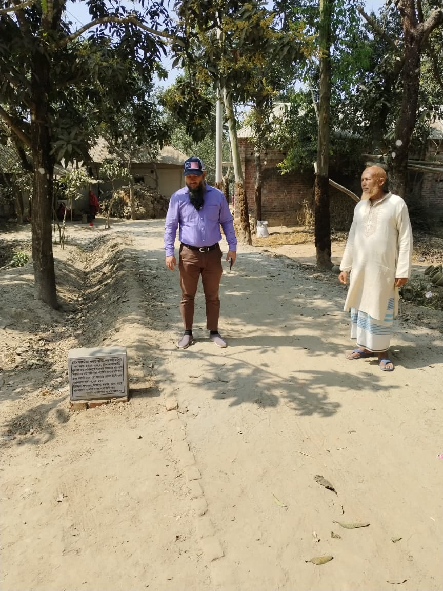 ২০২৫-২০২৬ অর্থ বছরের বিভিন্ন উন্নয়নমুলক কাজের পরিদর্শণের স্থীর চিত্র