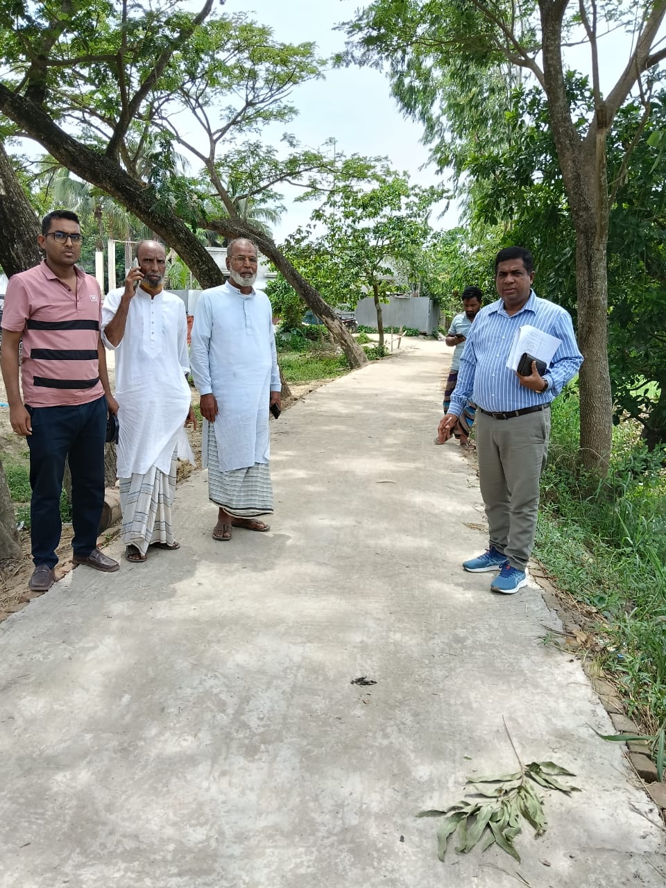 টিআর প্রকল্প পরিদর্শণ