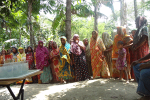 অতিদরিদ্রেদের জন্য কর্মসংস্থান কর্মসূচীর কাজ