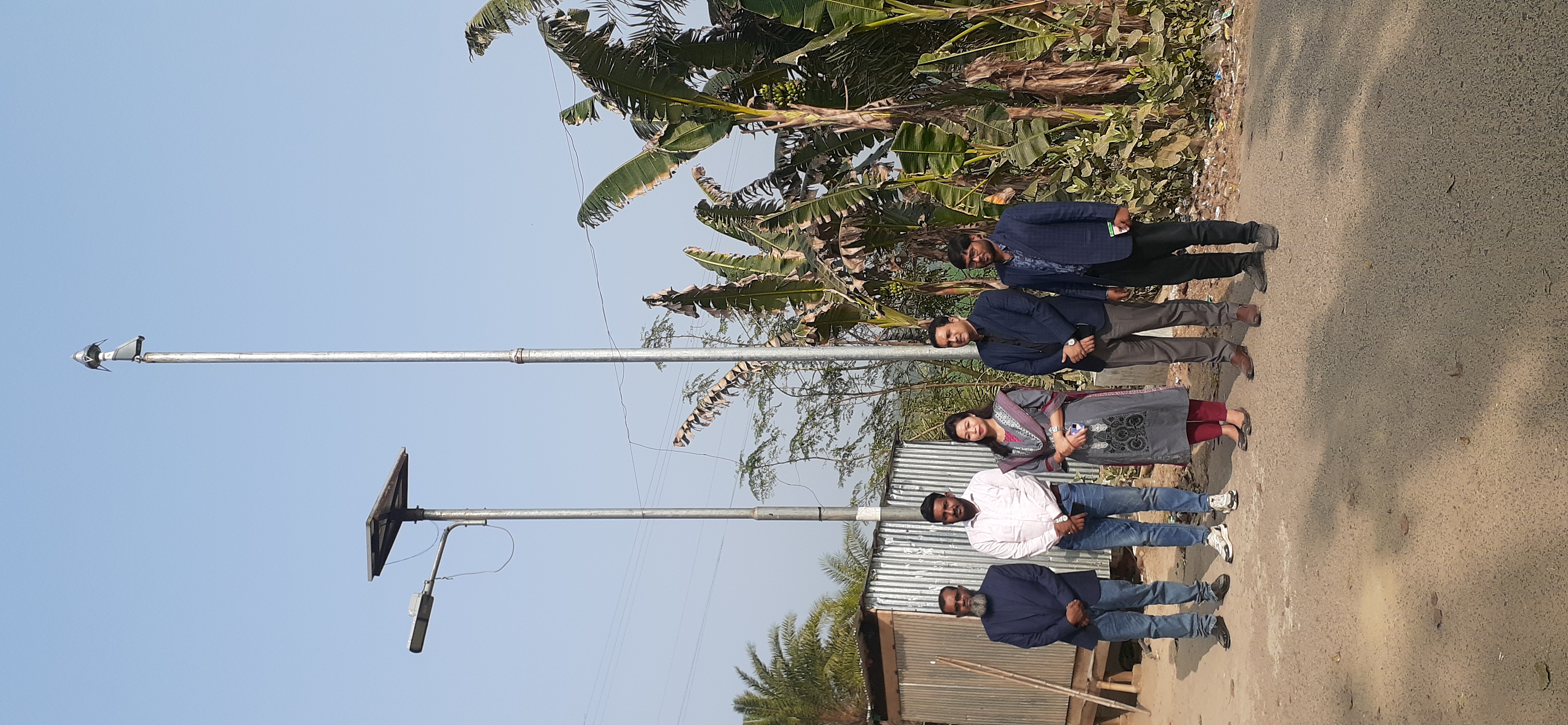 বজ্র নির্ধক যন্ত্র, শহীদ মিনার ও রাস্তা টিআর দ্বারা কর্মসূচি।