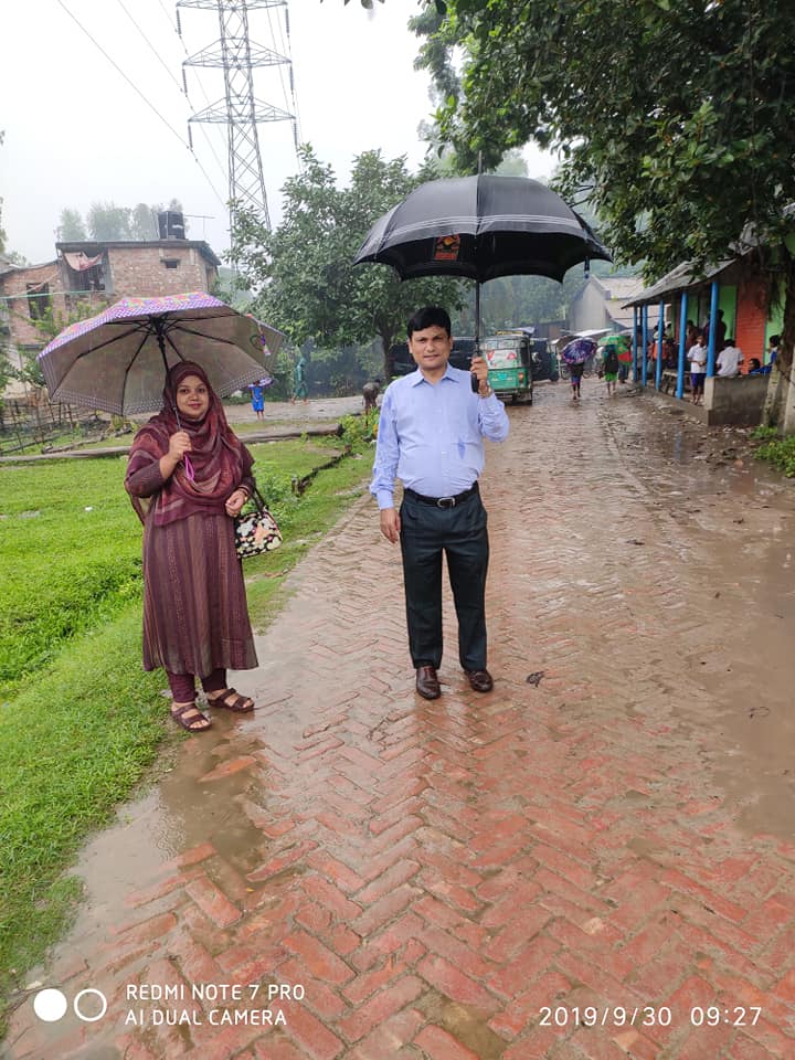 হেরিং বোন বন্ড প্রকল্প পরিদর্শন