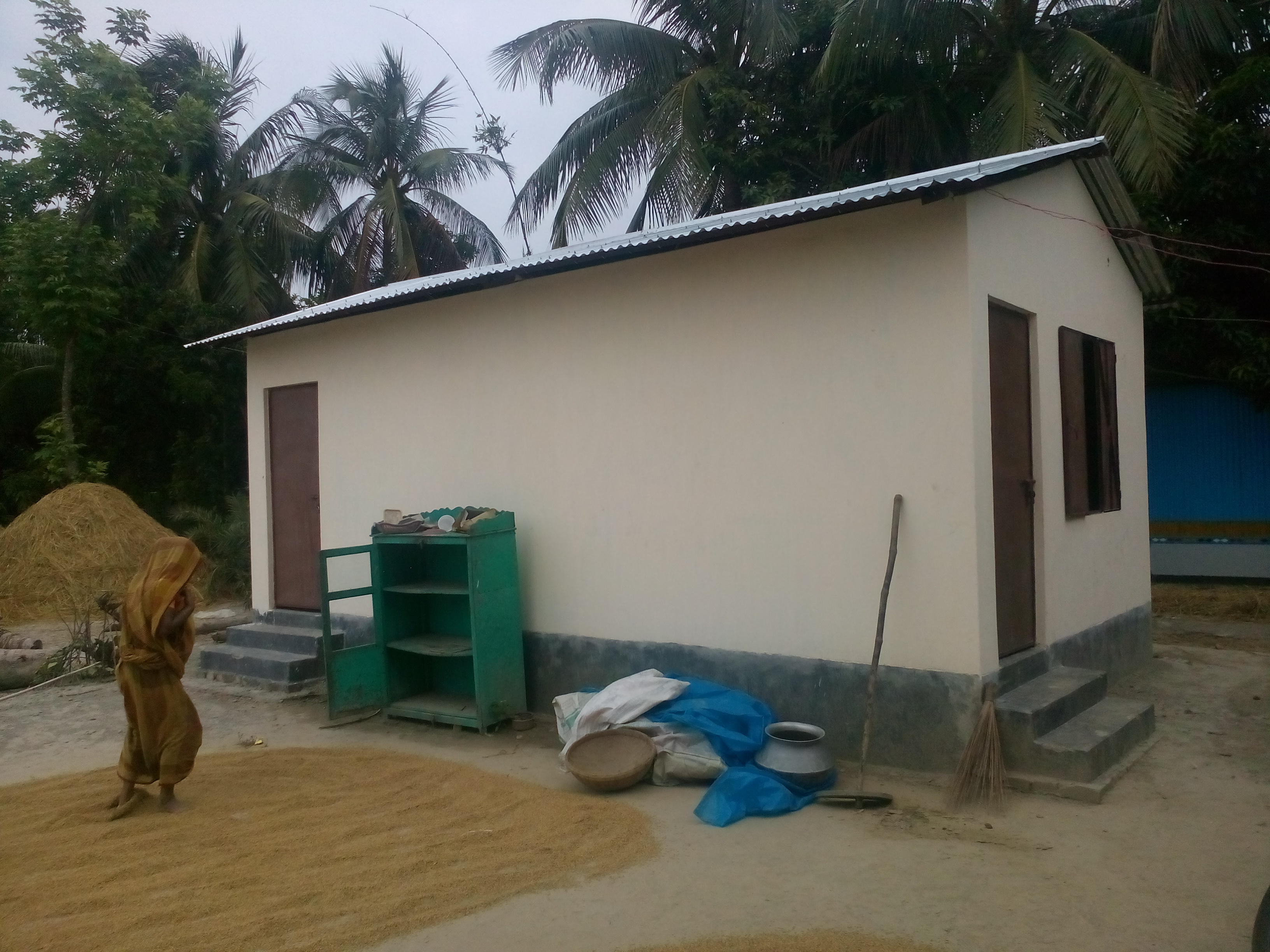 জমি আছে ঘর নাই প্রকল্পের আওতায় ঘর নির্মাণ