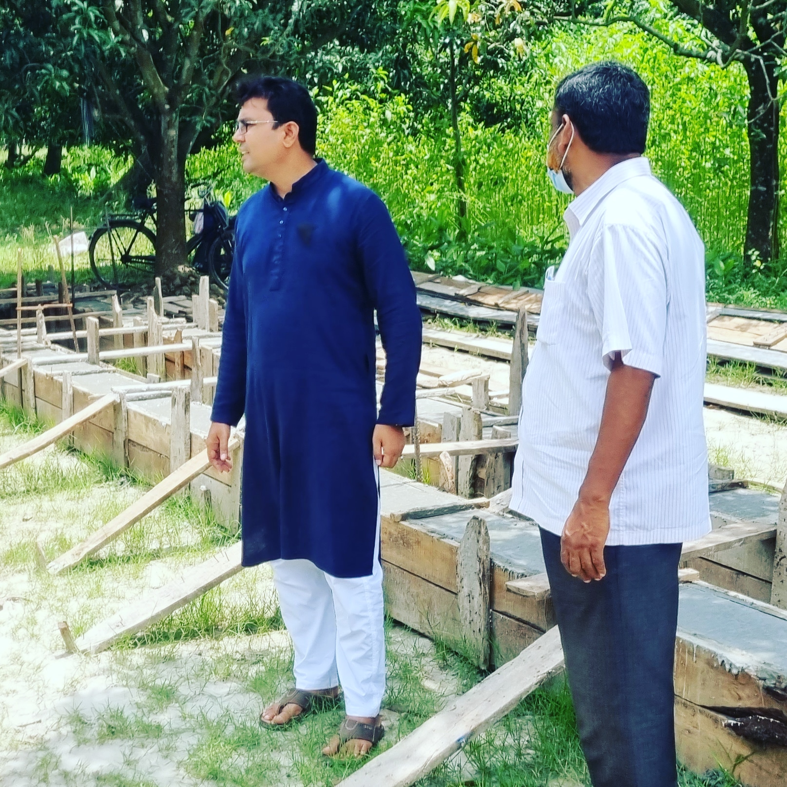 ব্রীজের পাইল ঢালাই