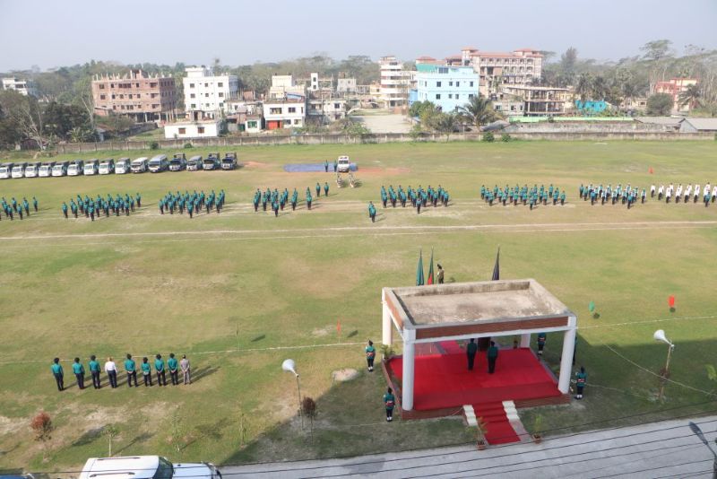 বরিশাল মেট্রোপলিটন পুলিশ এর মাস্টার প্যারেড